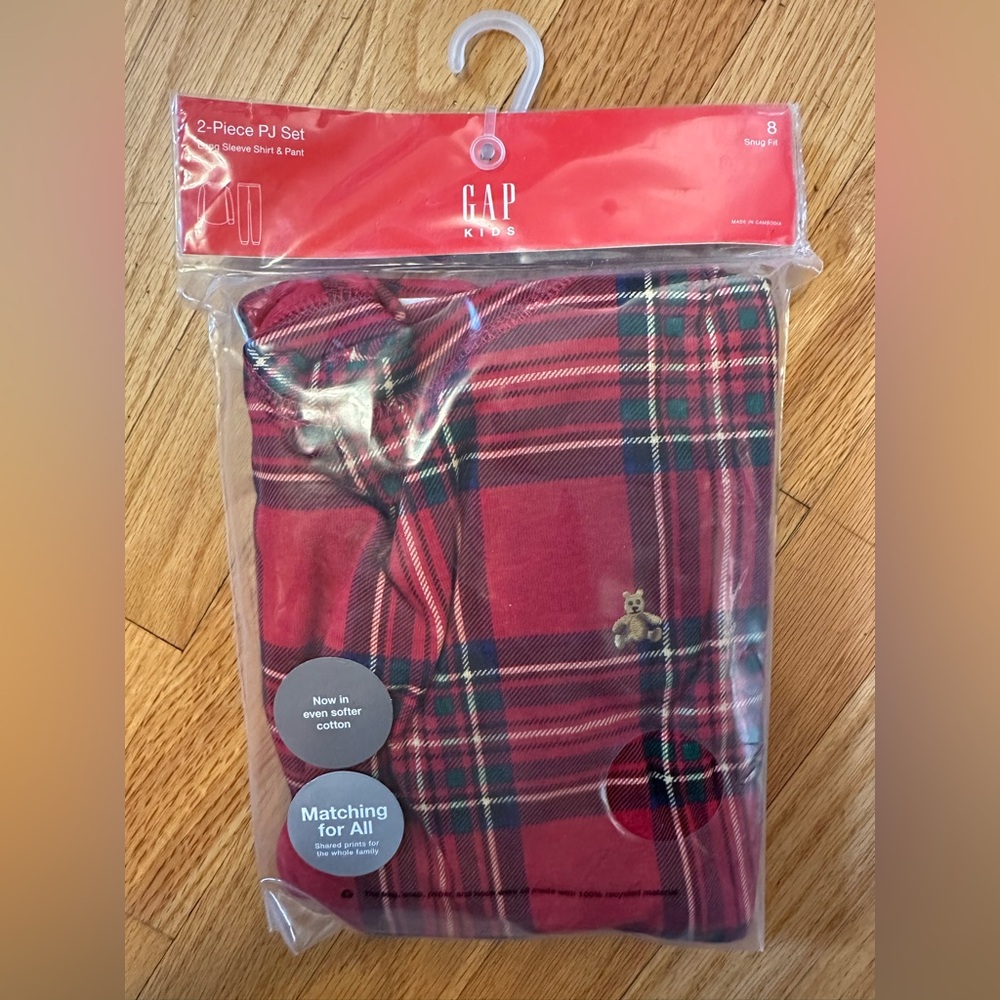 GAP Red Plaid PJs
